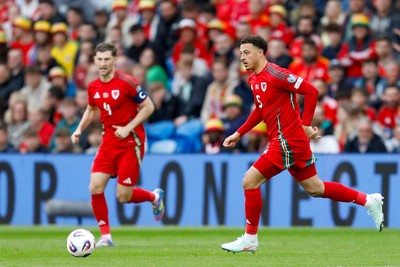 060625 - Wales v Liechtenstein - 2026 FIFA World Cup Qualifying - Ethan Ampadu of Wales