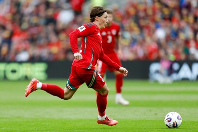 060625 - Wales v Liechtenstein - 2026 FIFA World Cup Qualifying - Harry Wilson of Wales