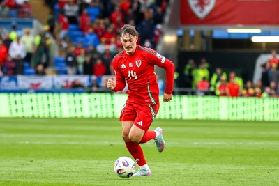 060625 - Wales v Liechtenstein - 2026 FIFA World Cup Qualifying - Connor Roberts of Wales