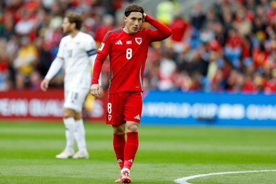 060625 - Wales v Liechtenstein - 2026 FIFA World Cup Qualifying - Harry Wilson of Wales
