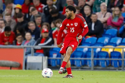 060625 - Wales v Liechtenstein - 2026 FIFA World Cup Qualifying - Jay DaSilva of Wales