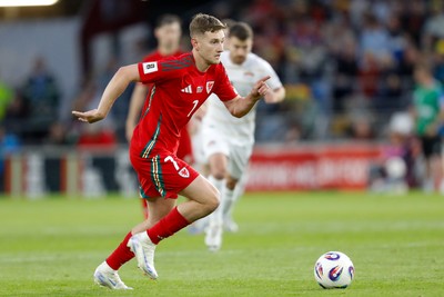 060625 - Wales v Liechtenstein - 2026 FIFA World Cup Qualifying - David Brooks of Wales