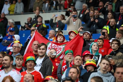 060625 - Wales v Liechtenstein - 2026 FIFA World Cup Qualifying - Wales Fans during game