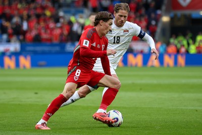 060625 - Wales v Liechtenstein - 2026 FIFA World Cup Qualifying - Harry Wilson of Wales