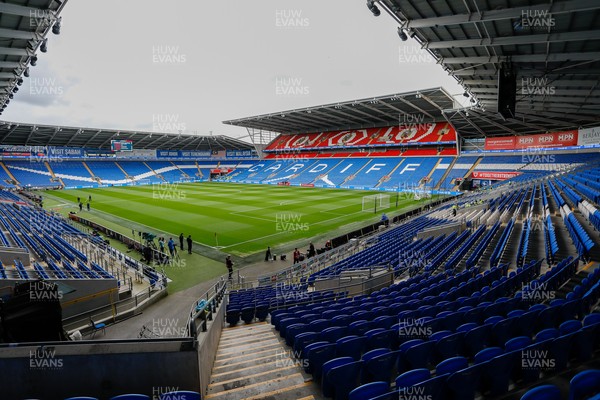 060625 - Wales v Liechtenstein - 2026 FIFA World Cup Qualifying - General view of Cardiff City Stadium before the match