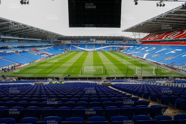 060625 - Wales v Liechtenstein - 2026 FIFA World Cup Qualifying - General view of Cardiff City Stadium before the match