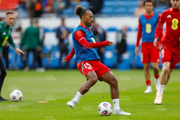 060625 - Wales v Liechtenstein - 2026 FIFA World Cup Qualifying - Sorba Thomas of Wales