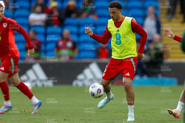 060625 - Wales v Liechtenstein - 2026 FIFA World Cup Qualifying - Ethan Ampadu of Wales