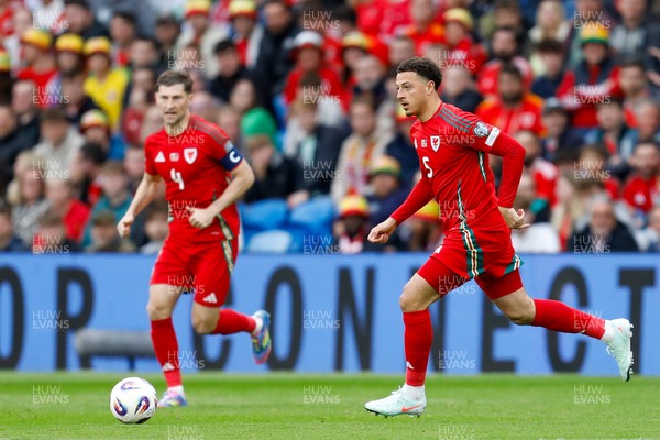 060625 - Wales v Liechtenstein - 2026 FIFA World Cup Qualifying - Ethan Ampadu of Wales