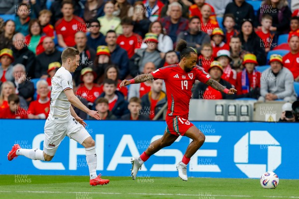 060625 - Wales v Liechtenstein - 2026 FIFA World Cup Qualifying - Sorba Thomas of Wales