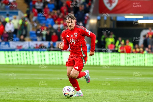 060625 - Wales v Liechtenstein - 2026 FIFA World Cup Qualifying - Connor Roberts of Wales