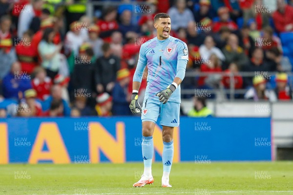 060625 - Wales v Liechtenstein - 2026 FIFA World Cup Qualifying - Karl Darlow of Wales
