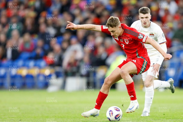 060625 - Wales v Liechtenstein - 2026 FIFA World Cup Qualifying - David Brooks of Wales