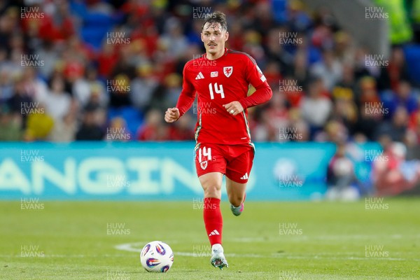 060625 - Wales v Liechtenstein - 2026 FIFA World Cup Qualifying - Connor Roberts of Wales