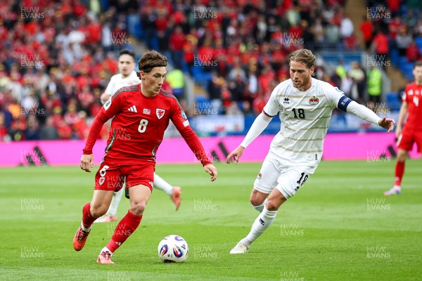 060625 - Wales v Liechtenstein - 2026 FIFA World Cup Qualifying - Harry Wilson of Wales