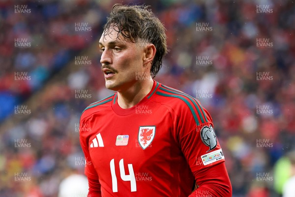 060625 - Wales v Liechtenstein - 2026 FIFA World Cup Qualifying - Connor Roberts of Wales