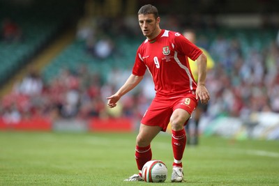11.10.08 ... Wales v Liechtenstein, World Cup Qualifying Match Group 4, Millennium Stadium, Cardiff - Wales' Jason Koumas  