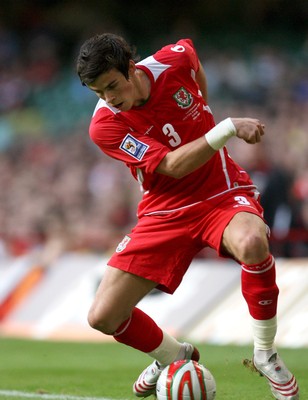 11.10.08 ... Wales v Liechtenstein, World Cup Qualifying Match Group 4, Millennium Stadium, Cardiff - Wales' Gareth Bale  