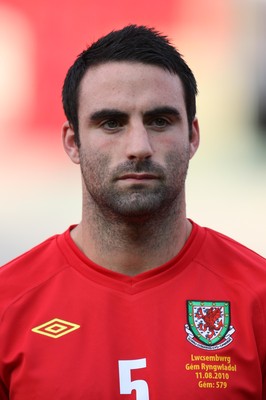 11.08.10 .. Wales v Luxembourg, .Friendly International, Llanelli -  Wales' Craig Morgan        