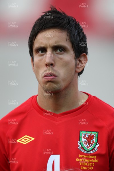 11.08.10 .. Wales v Luxembourg, .Friendly International, Llanelli -  Wales' Brian Stock    