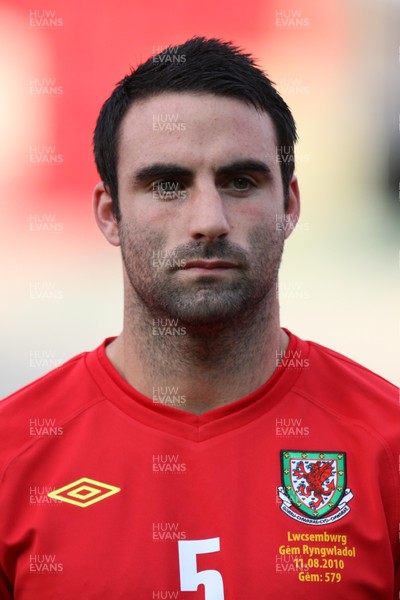 11.08.10 .. Wales v Luxembourg, .Friendly International, Llanelli -  Wales' Craig Morgan        