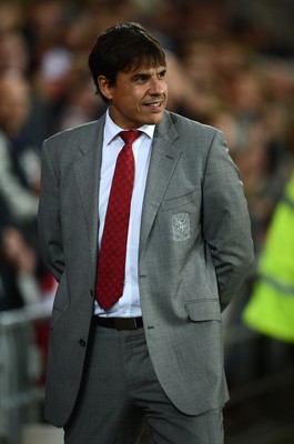 111013 - Wales v Macedonia - FIFA 2014 World Cup Qualifier - Wales manager Chris Coleman