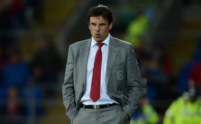 111013 - Wales v Macedonia - FIFA 2014 World Cup Qualifier - Wales manager Chris Coleman