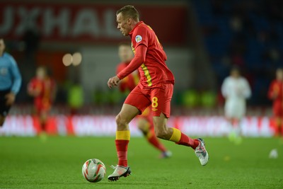 111013 - Wales v Macedonia - FIFA 2014 World Cup Qualifier - Craig Bellamy of Wales