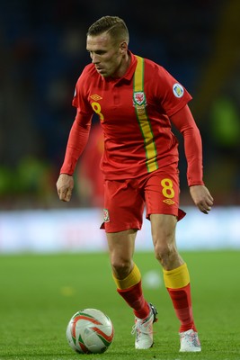 111013 - Wales v Macedonia - FIFA 2014 World Cup Qualifier - Craig Bellamy of Wales