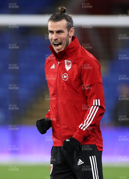 270321 - Wales v Mexico - International Friendly -  Gareth Bale of Wales during the warm up