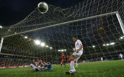 02.09.11 - Wales v Montenegro, Euro 2012 Qualifying -  Wales' Steve Morison scores goal  