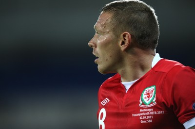 02.09.11 - Wales v Montenegro, Euro 2012 Qualifying -  Wales' Craig Bellamy    