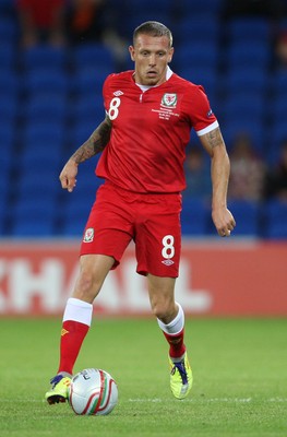 02.09.11 - Wales v Montenegro, Euro 2012 Qualifying -  Wales' Craig Bellamy    