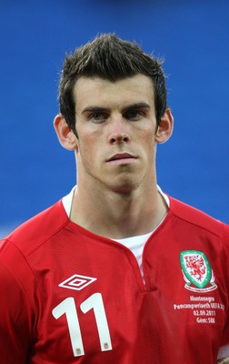 02.09.11 - Wales v Montenegro, Euro 2012 Qualifying -  Wales' Gareth Bale       