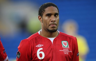 02.09.11 - Wales v Montenegro, Euro 2012 Qualifying -  Wales' Ashley Williams                              