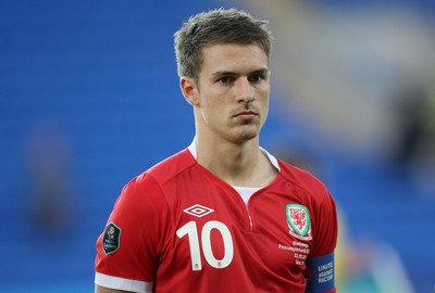 02.09.11 - Wales v Montenegro, Euro 2012 Qualifying -  Wales' Aaron Ramsey                               