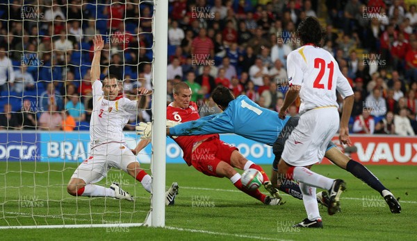 02.09.11 - Wales v Montenegro, Euro 2012 Qualifying -  Wales' Steve Morison scores goal  