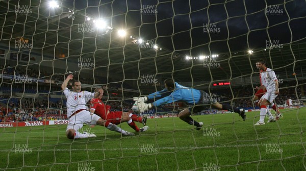 02.09.11 - Wales v Montenegro, Euro 2012 Qualifying -  Wales' Steve Morison scores goal  