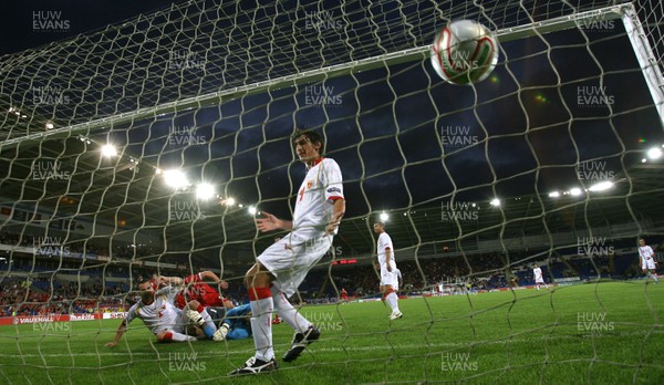 02.09.11 - Wales v Montenegro, Euro 2012 Qualifying -  Wales' Steve Morison scores goal  