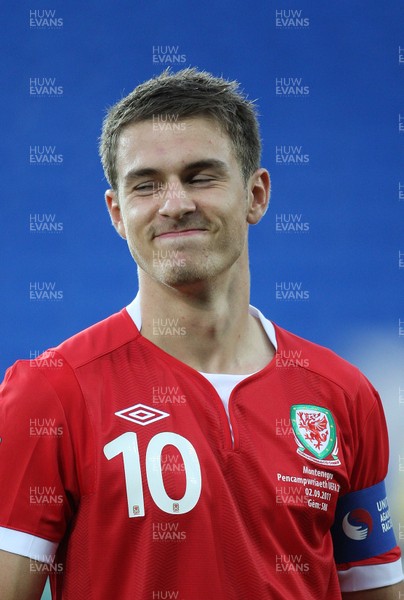02.09.11 - Wales v Montenegro, Euro 2012 Qualifying -  Wales' Aaron Ramsey   