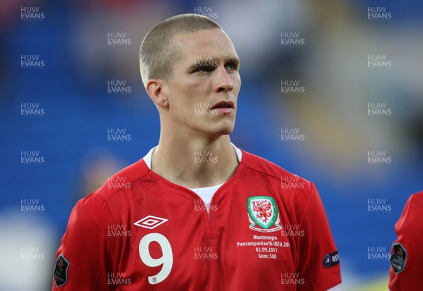 02.09.11 - Wales v Montenegro, Euro 2012 Qualifying -  Wales' Steve Morison                           