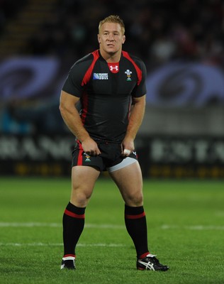 26.09.11 - Wales v Namibia - Rugby World Cup 2011 - Lloyd Burns of Wales. 