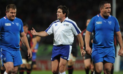 26.09.11 - Wales v Namibia - Rugby World Cup 2011 - Referee Steve Walsh. 