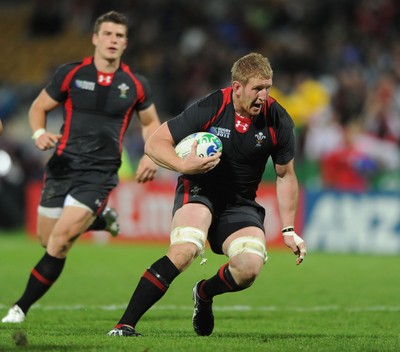 26.09.11 - Wales v Namibia - Rugby World Cup 2011 - Bradley Davies of Wales. 