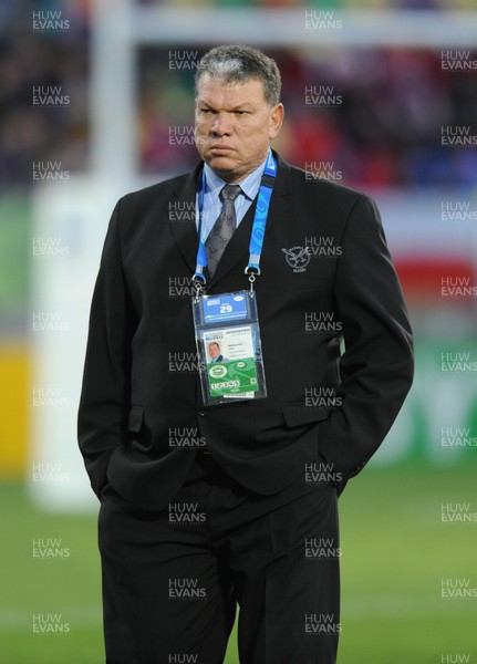 26.09.11 - Wales v Namibia - Rugby World Cup 2011 - Namibia head coach Johan Diergaardt. 