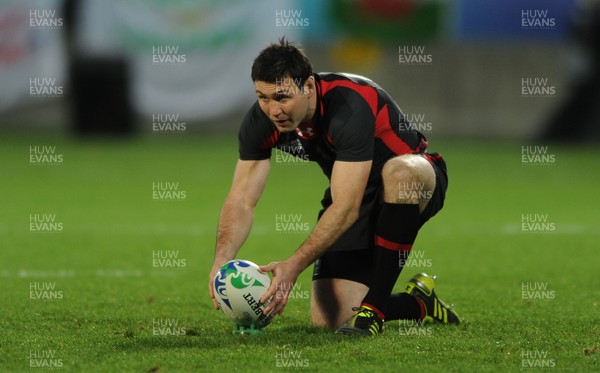 26.09.11 - Wales v Namibia - Rugby World Cup 2011 - Stephen Jones of Wales. 
