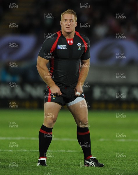 26.09.11 - Wales v Namibia - Rugby World Cup 2011 - Lloyd Burns of Wales. 