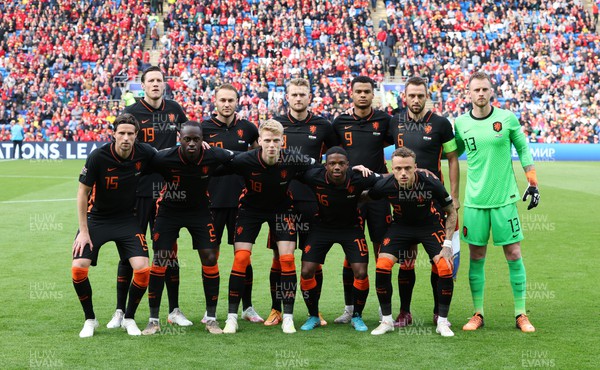 080622 - Wales v Netherlands, UEFA Nations League - Netherlands Team Photo