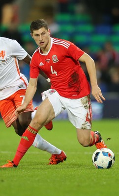 131115 - Wales v Netherlands, Vauxhall International Friendly - Ben Davies of Wales