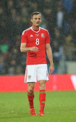 131115 - Wales v Netherlands, Vauxhall International Friendly - Andy King of Wales